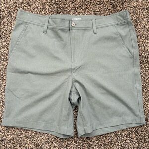 32 Degrees Men's Green Flat Front Shorts